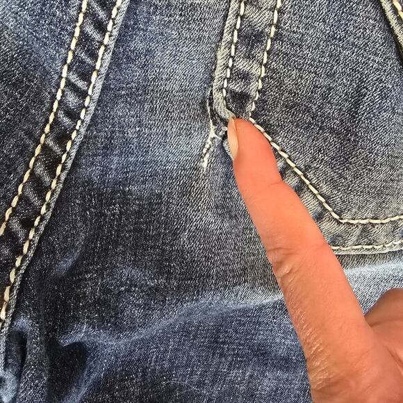 Miss Me Chloe Bootcut Denim Jean Bling Jewels Size 30 - Picture 7 of 12